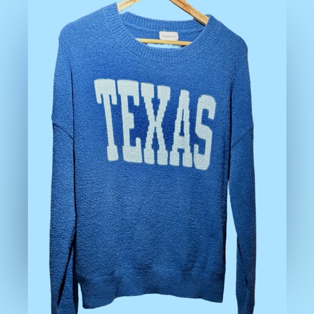 Thread & Supply Vibrant Blue Sweater
